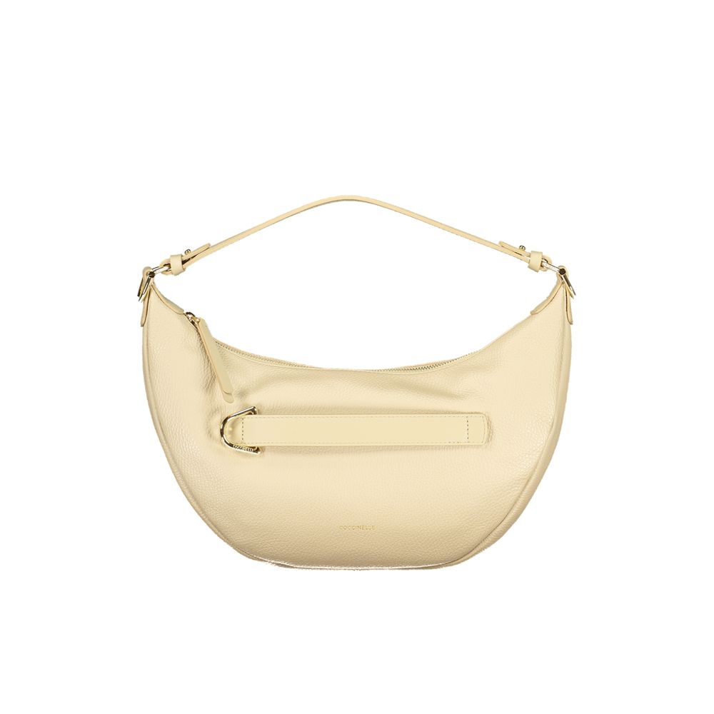 Women’s Coccinelle Beige Leather Women Handbag