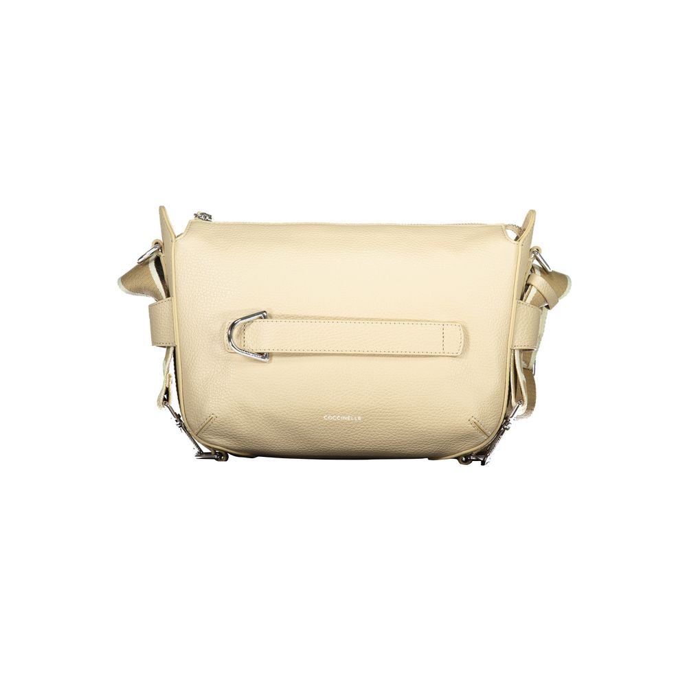 Women’s Coccinelle Beige Leather Women Handbag