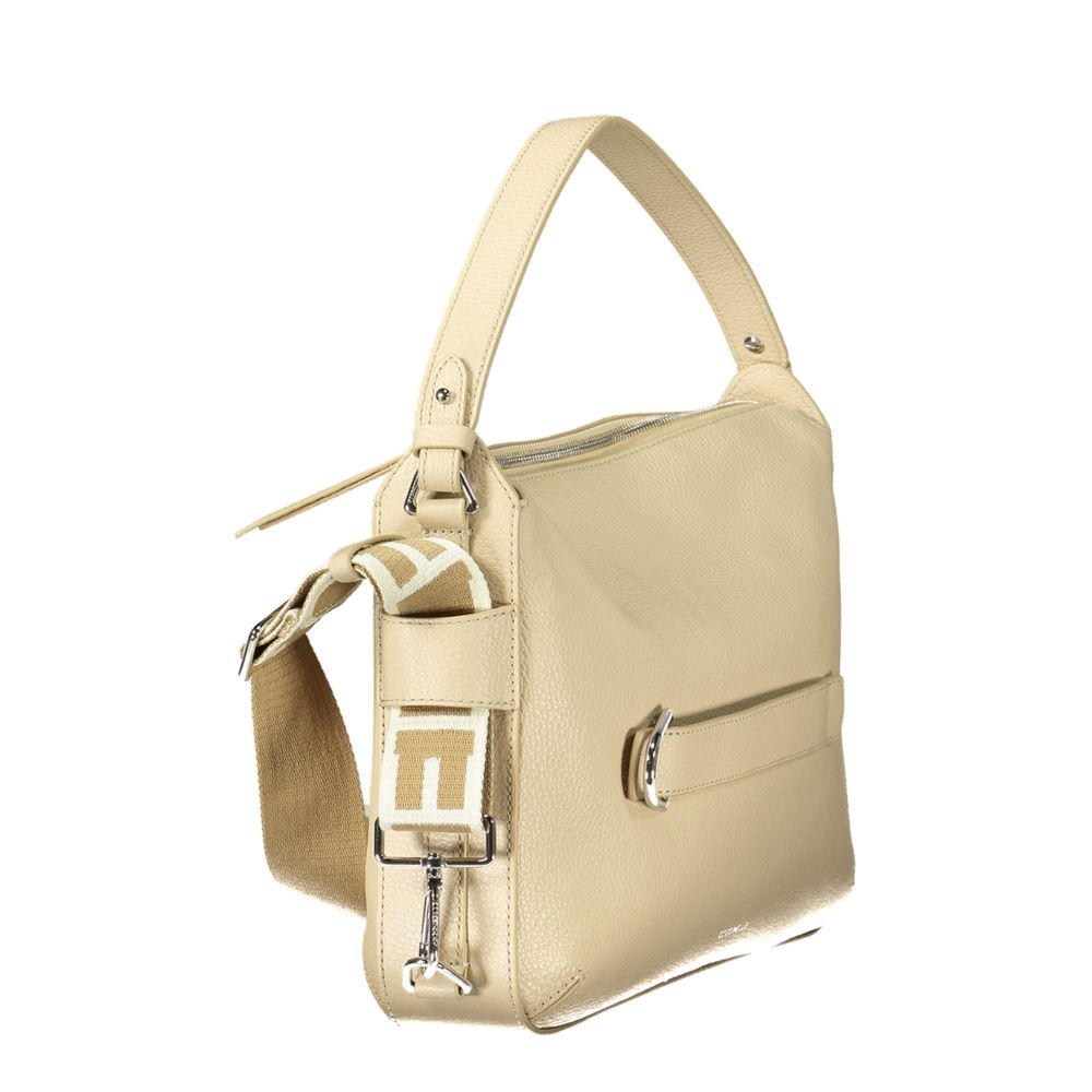 Women’s Coccinelle Beige Leather Women Handbag