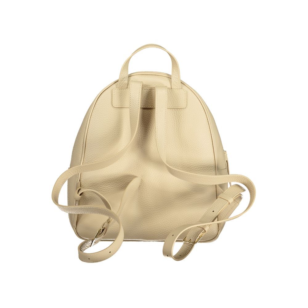 Women’s Coccinelle Beige Leather Womens Backpack
