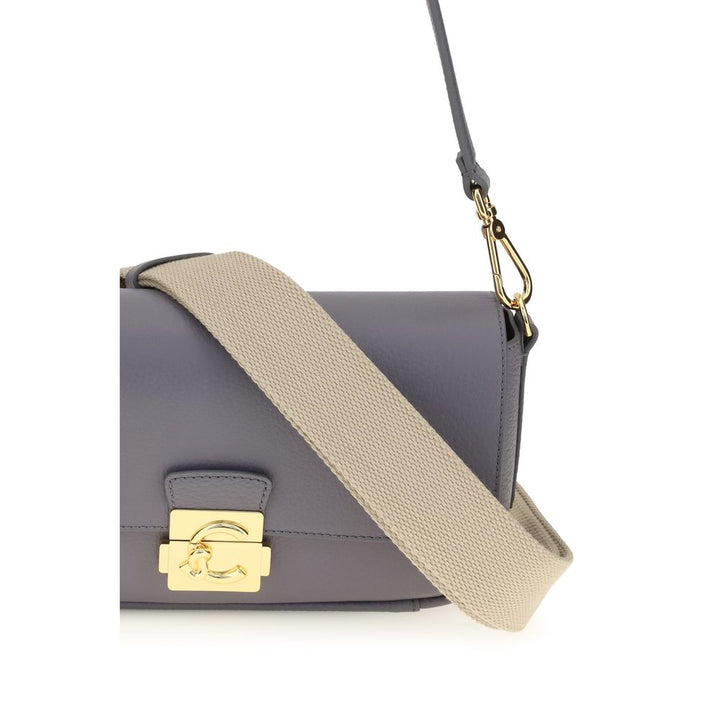 Women’s Coccinelle Blue Calf Leather Bos Taurus Shoulder Bag