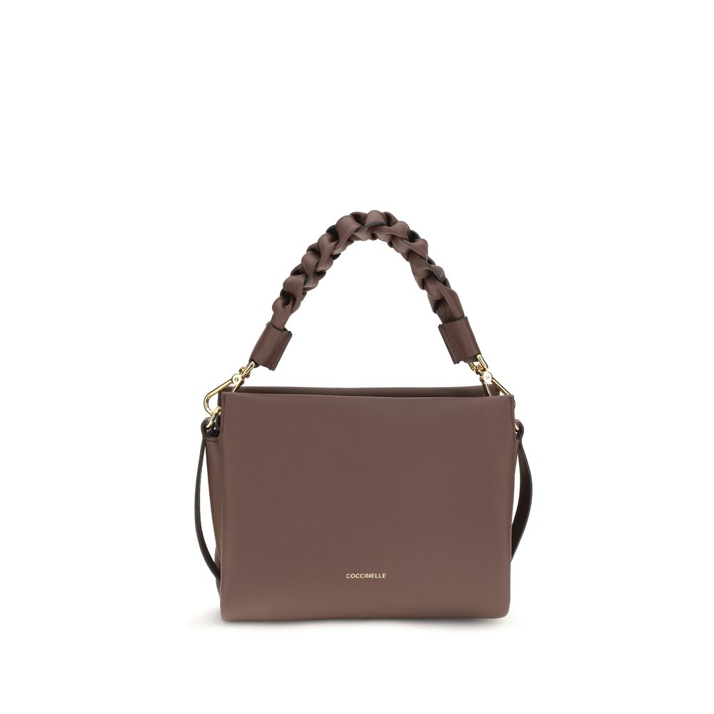 Women’s Coccinelle Brown Calf Leather Bos Taurus Shoulder Bag