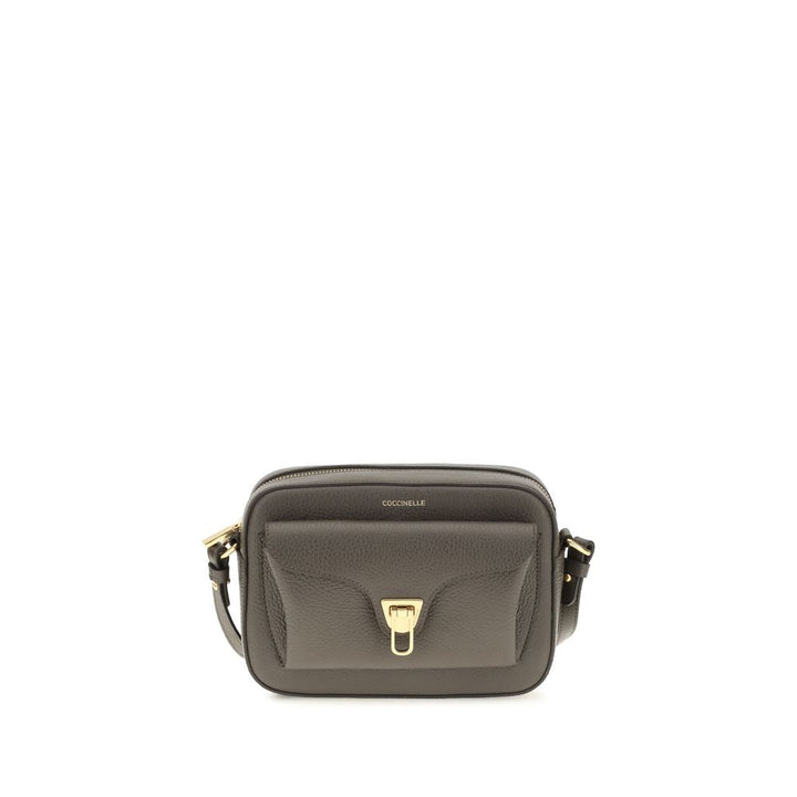 Women’s Coccinelle Brown Calf Leather Bos Taurus Shoulder Bag