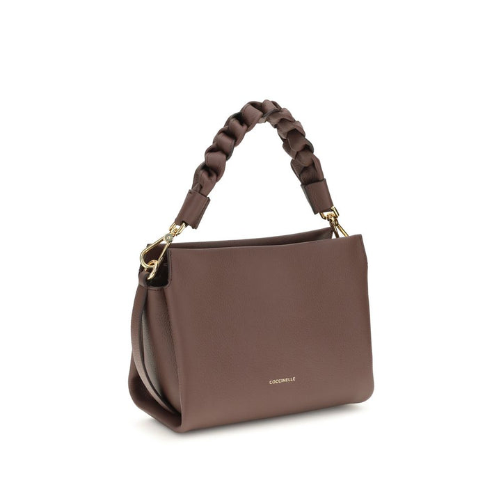 Women’s Coccinelle Brown Calf Leather Bos Taurus Shoulder Bag