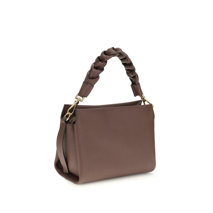 Women’s Coccinelle Brown Calf Leather Bos Taurus Shoulder Bag