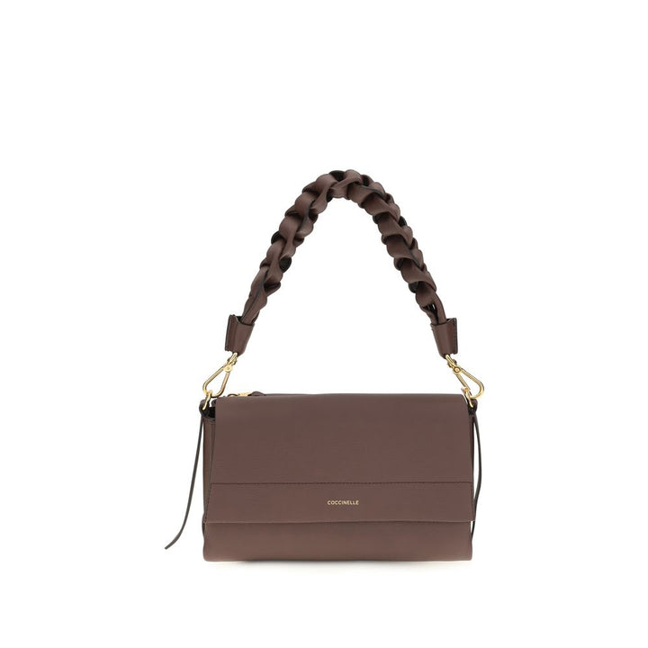 Women’s Coccinelle Brown Calf Leather Bos Taurus Shoulder Bag