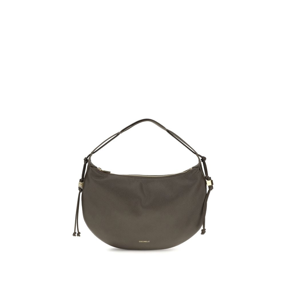 Women’s Coccinelle Brown Calf Leather Bos Taurus Shoulder Bag