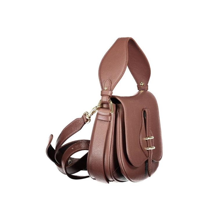 Women’s Coccinelle Brown Leather Bag with Adjustable Strap