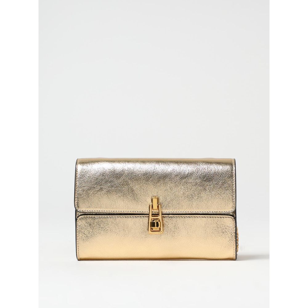 Women’s Coccinelle Gold Leather Shoulder Bag