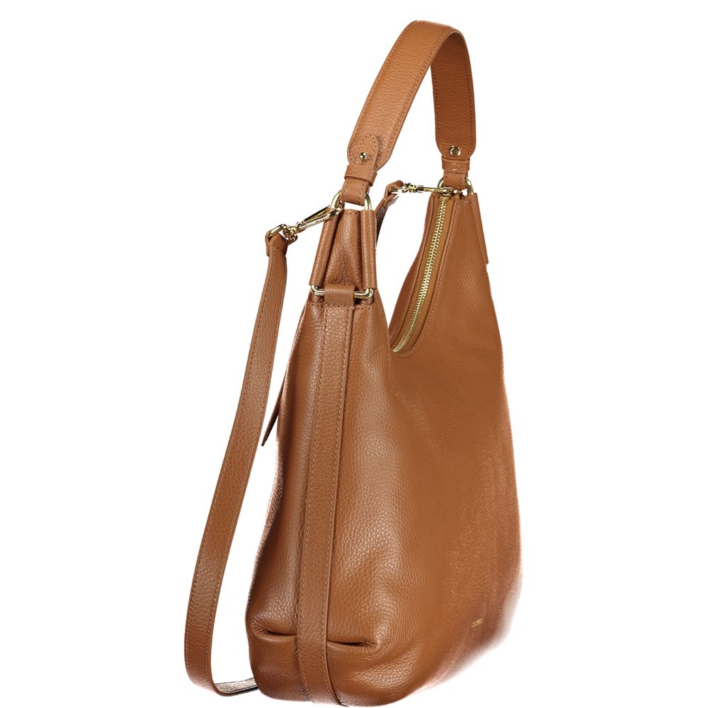 Women’s Coccinelle Marrone Leather Woman Handbag