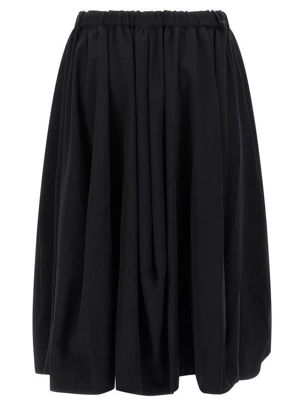 Women’s Comme Des Garçons Black Wool Mini Skirt