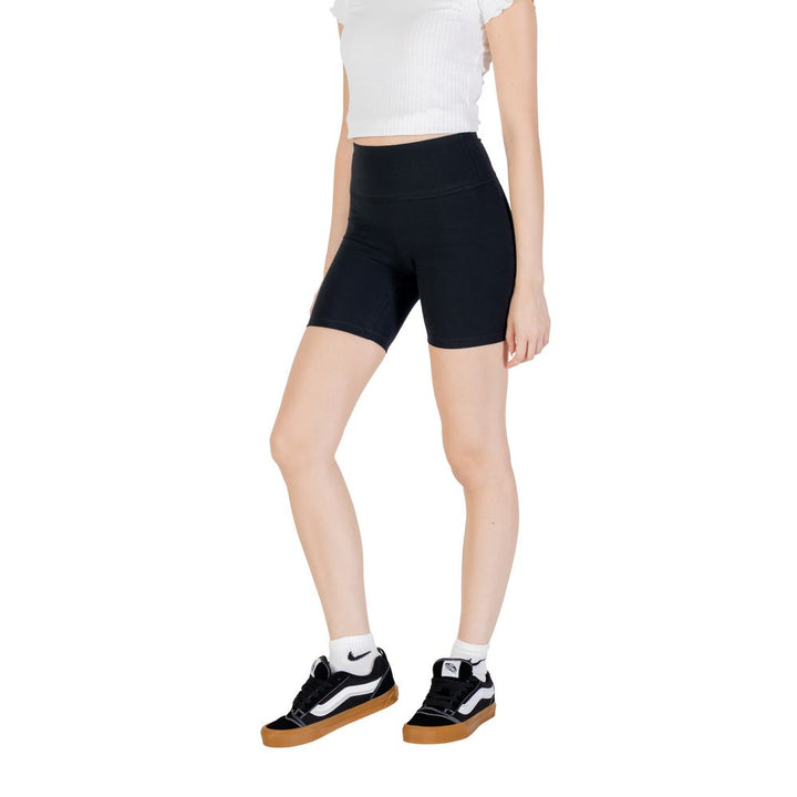 Women’s Converse Black Cotton Bermuda Shorts