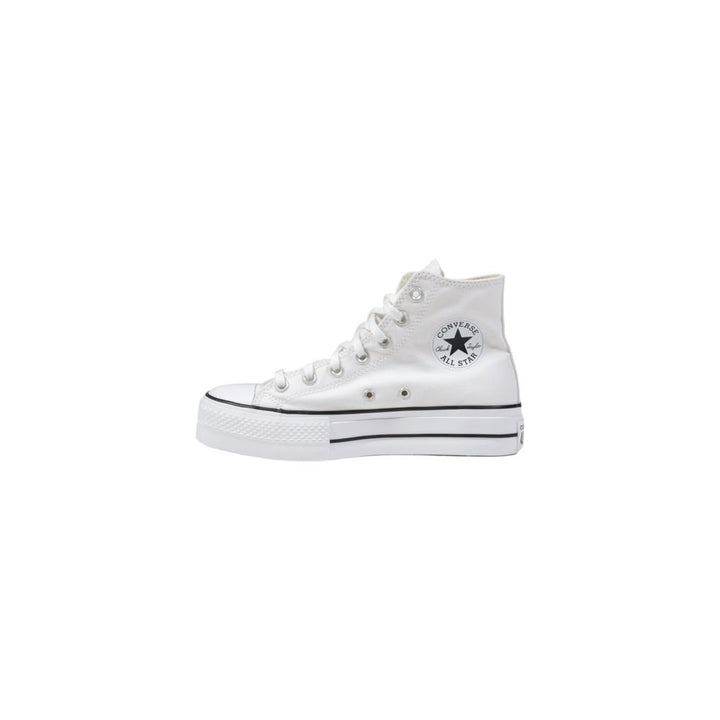 Women’s Converse White Polyester Platform Sneakers