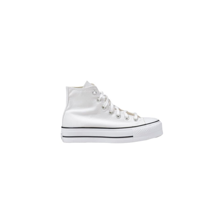 Women’s Converse White Polyester Platform Sneakers