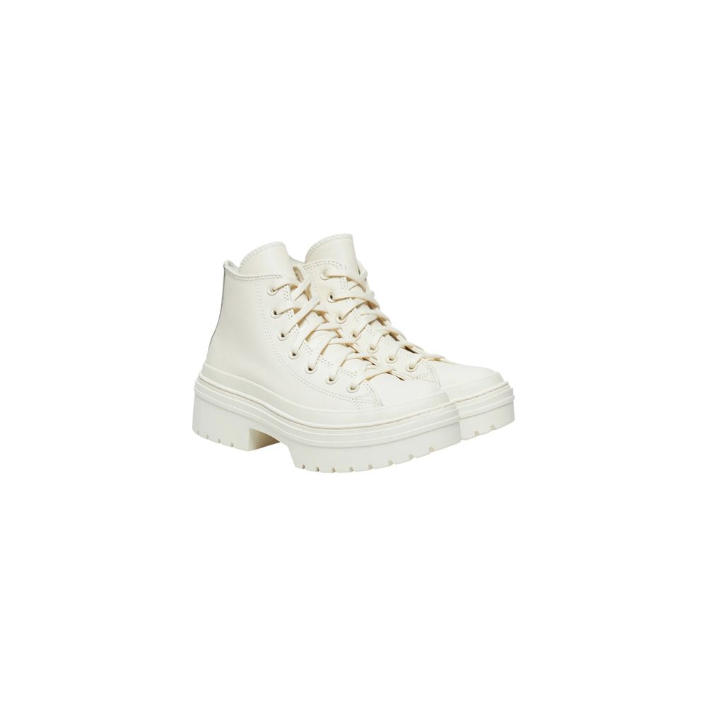 Women’s Converse White Recycled Leather High Heel Pumps
