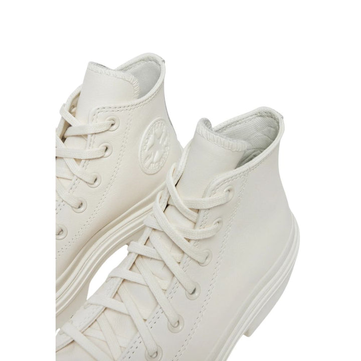 Women’s Converse White Recycled Leather High Heel Pumps