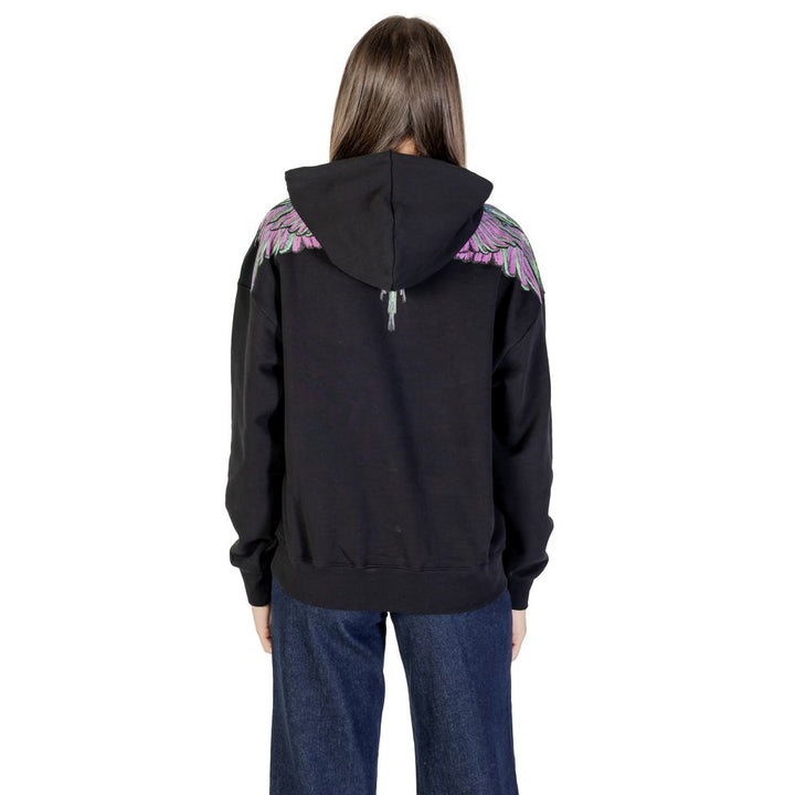 Women’s County of Milan Black Cotton Hoodie