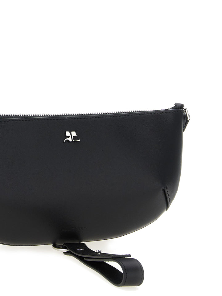 Women’s Courrèges Black Calfskin Shoulder Bag
