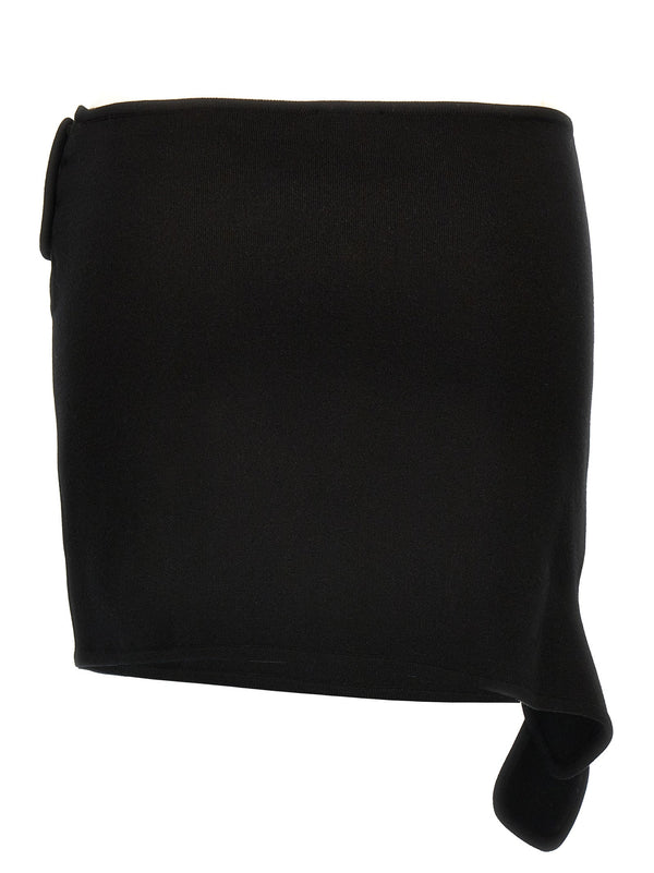 Women’s Courrèges Black Viscose Long Skirt