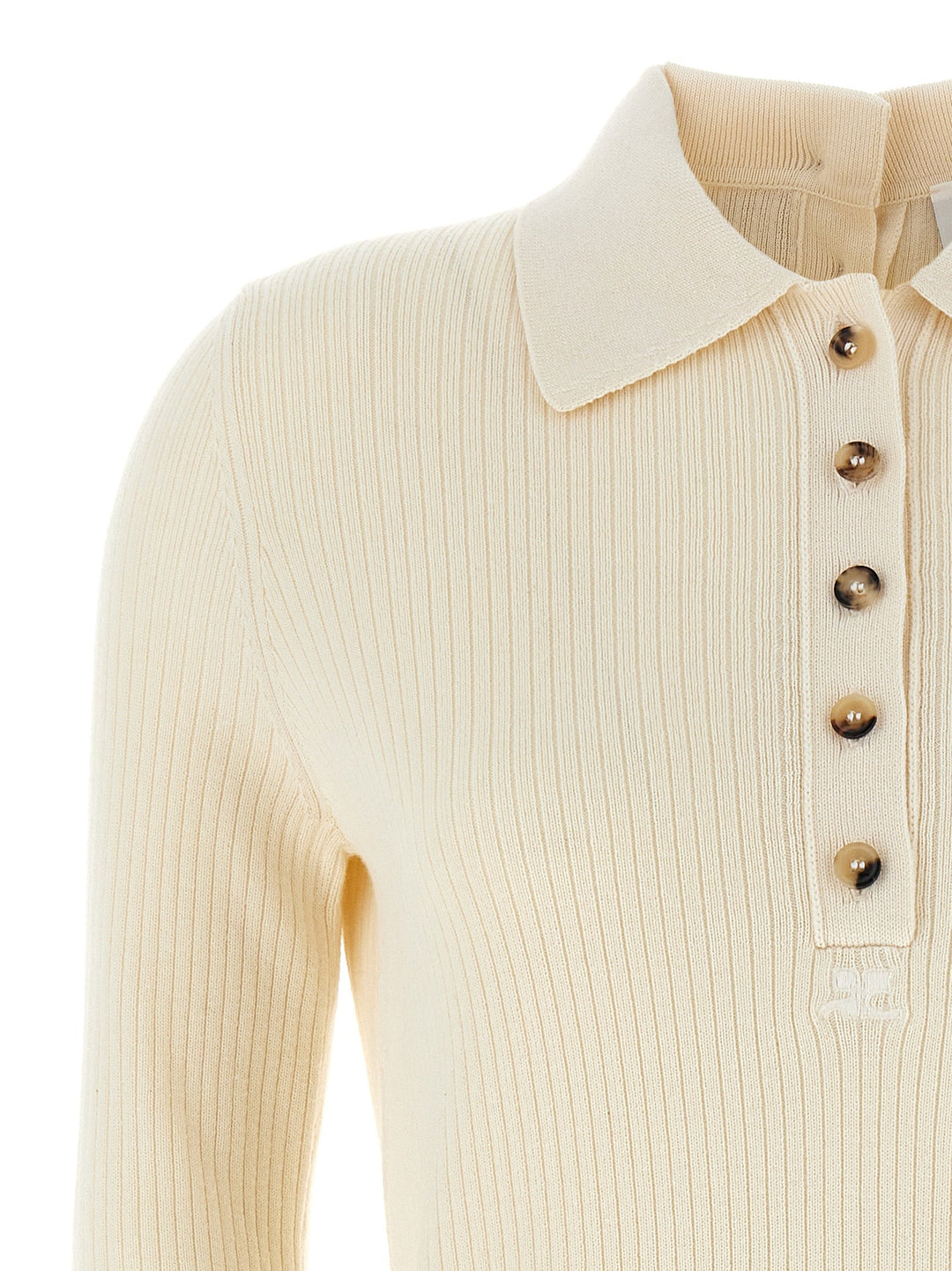 Women’s Courrèges White Cotton Cardigan