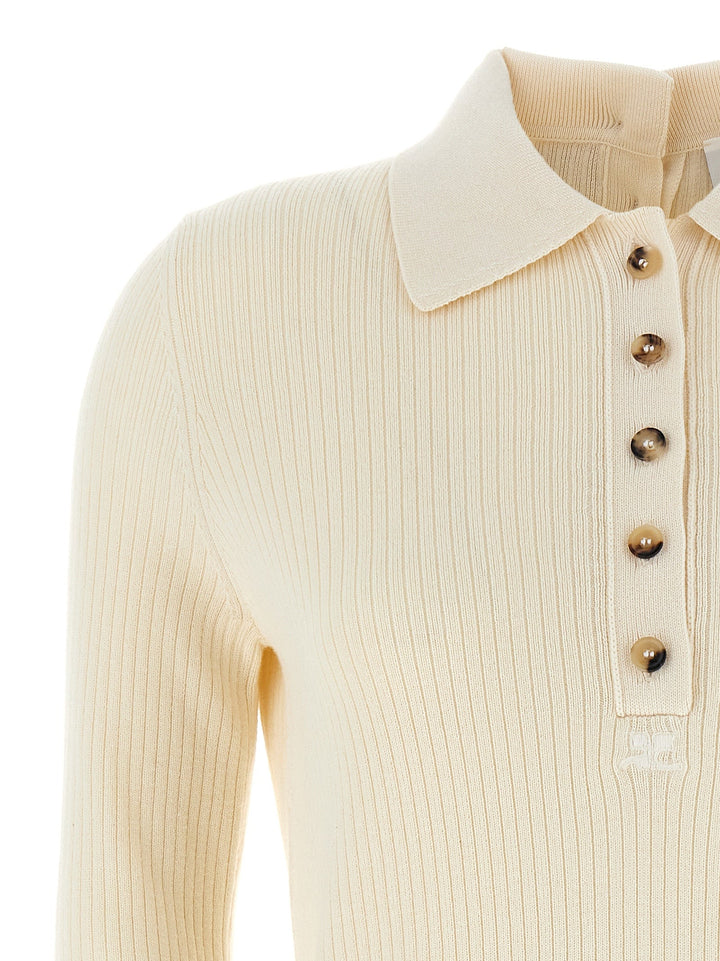 Women’s Courrèges White Cotton Cardigan