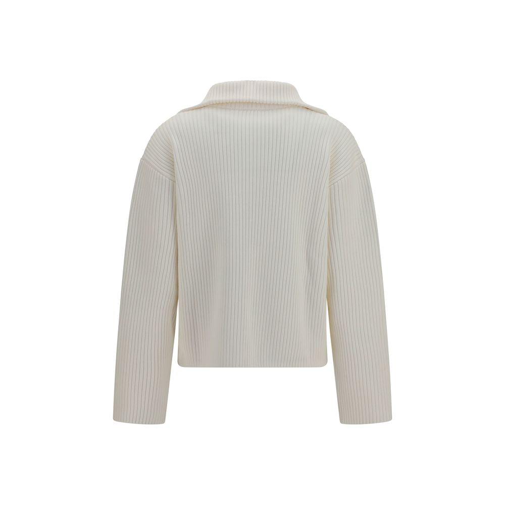Women’s Courrèges White Wool Oves Aries Sweatshirt