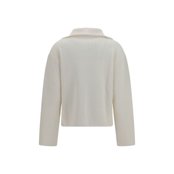 Women’s Courrèges White Wool Oves Aries Sweatshirt