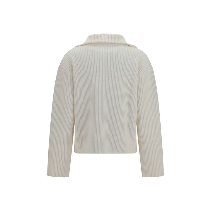 Women’s Courrèges White Wool Oves Aries Sweatshirt