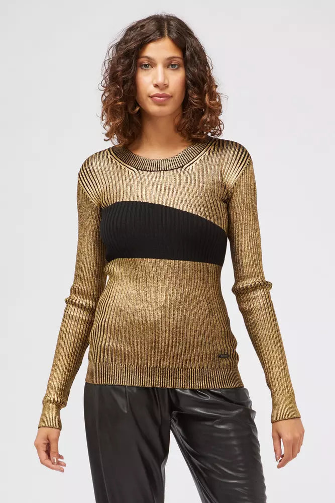 Women’s Custo Barcelona Gold Wool Women Sweater