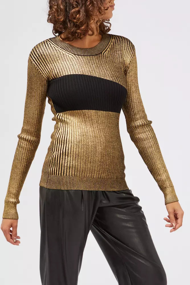 Women’s Custo Barcelona Gold Wool Women Sweater
