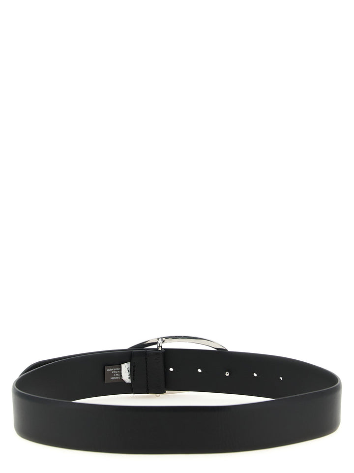Women’s Diesel Black Leather Regular Belt