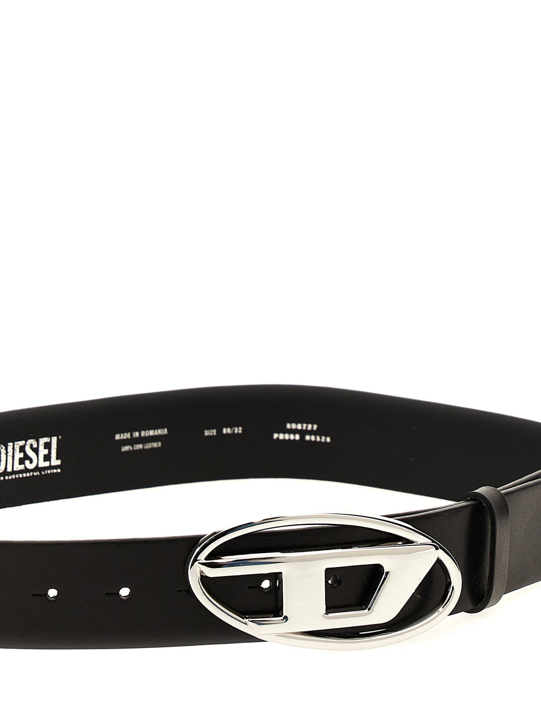 Women’s Diesel Black Other Fibres Regular Belt