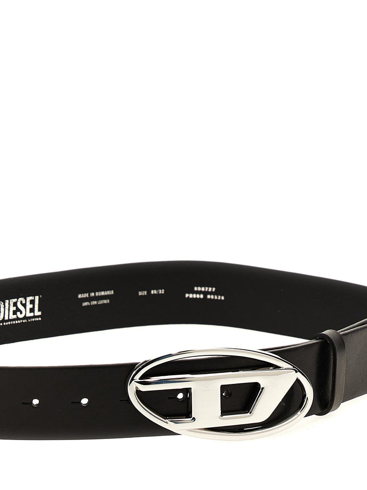 Women’s Diesel Black Other Fibres Regular Belt