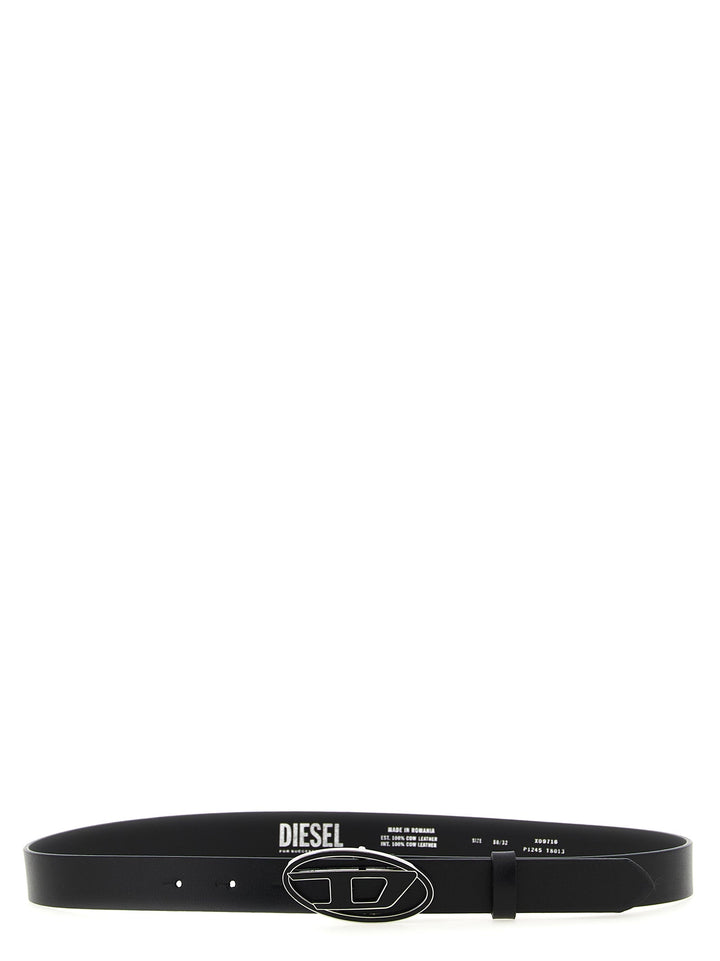 Women’s Diesel Black Other Fibres Regular Belt