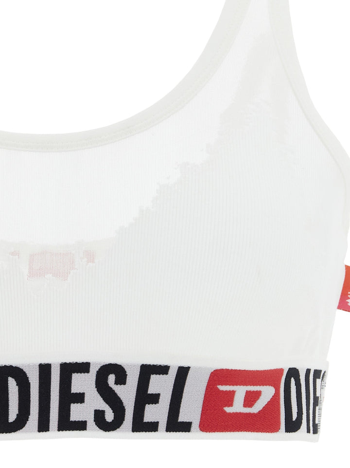 Women’s Diesel White Cotton Bra