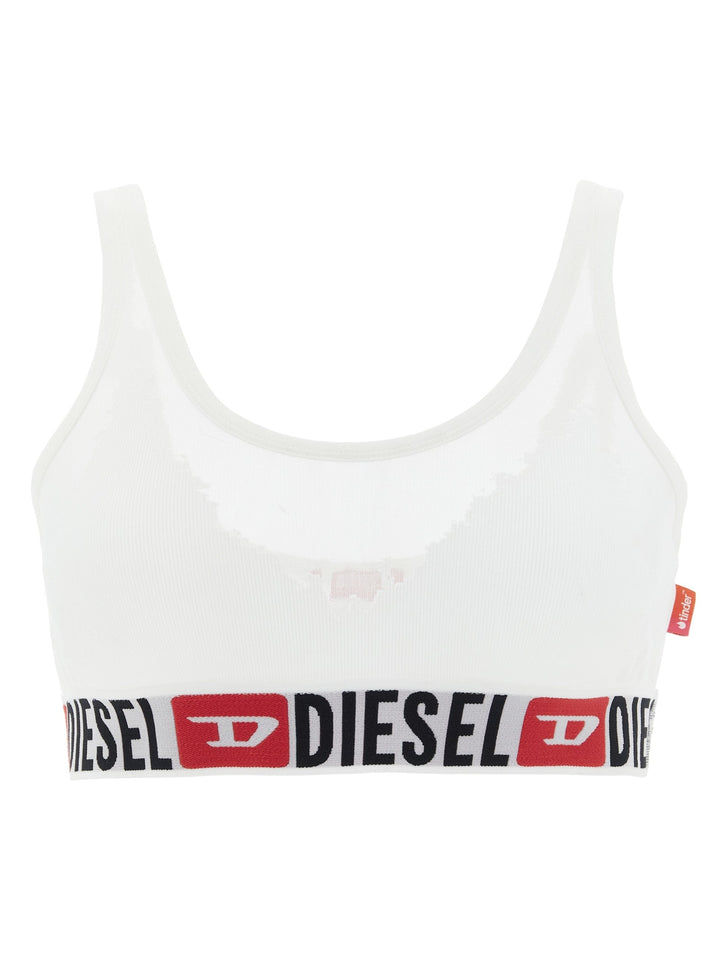 Women’s Diesel White Cotton Bra