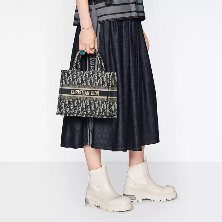 Women’s Dior Blue Cotton Tote Bag