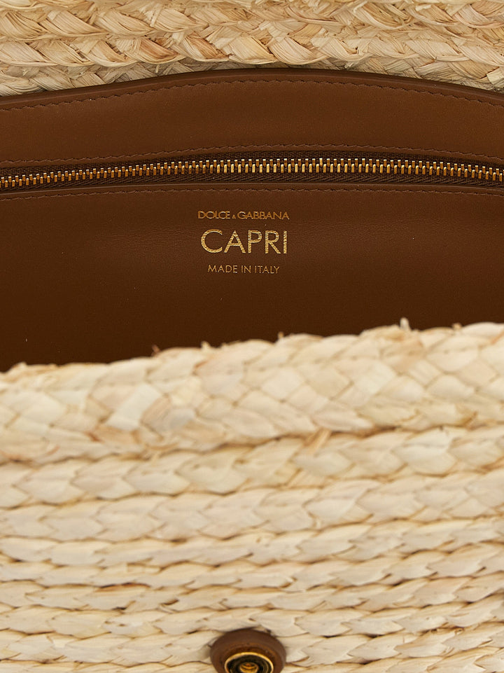 Women’s Dolce &amp; Gabbana Beige Cork Shoulder Bag