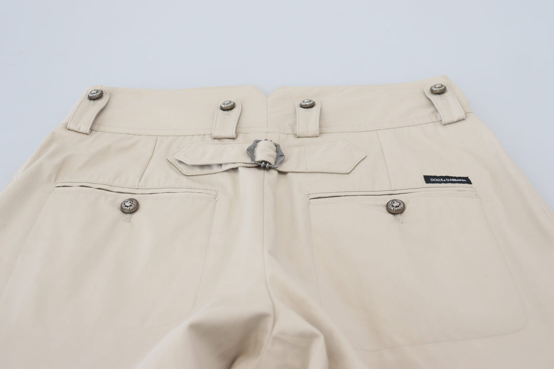 Women’s Dolce &amp; Gabbana Beige Cotton Women Cargo Pants