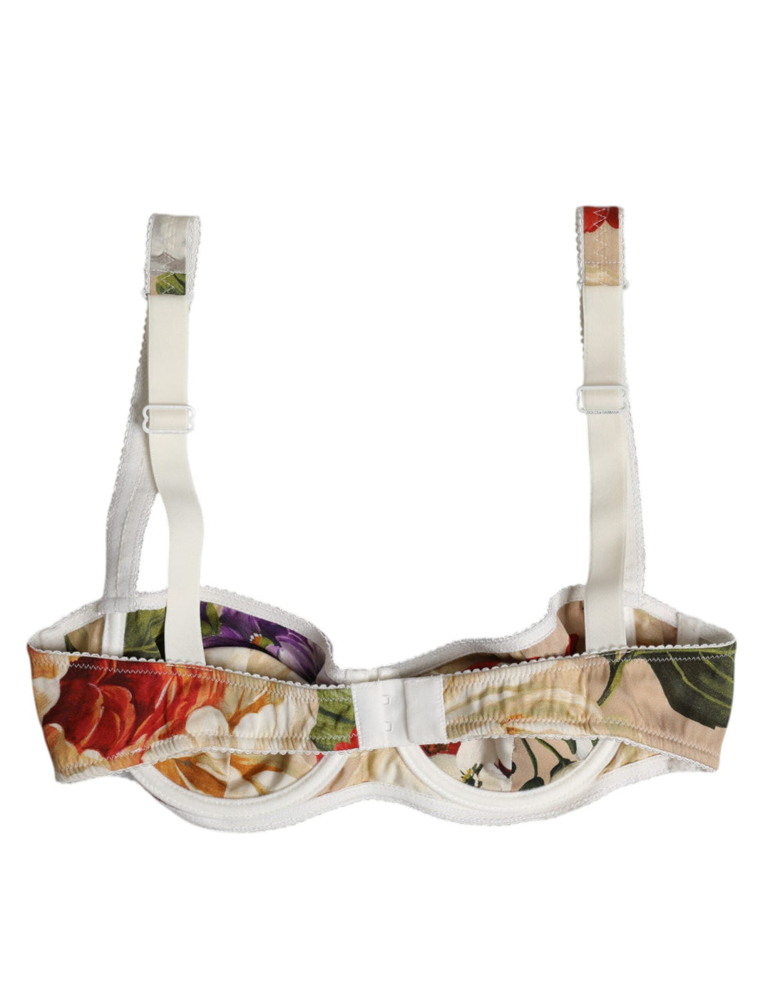 Women’s Dolce &amp; Gabbana Beige Floral Balconcino Underwired Bra Underwear