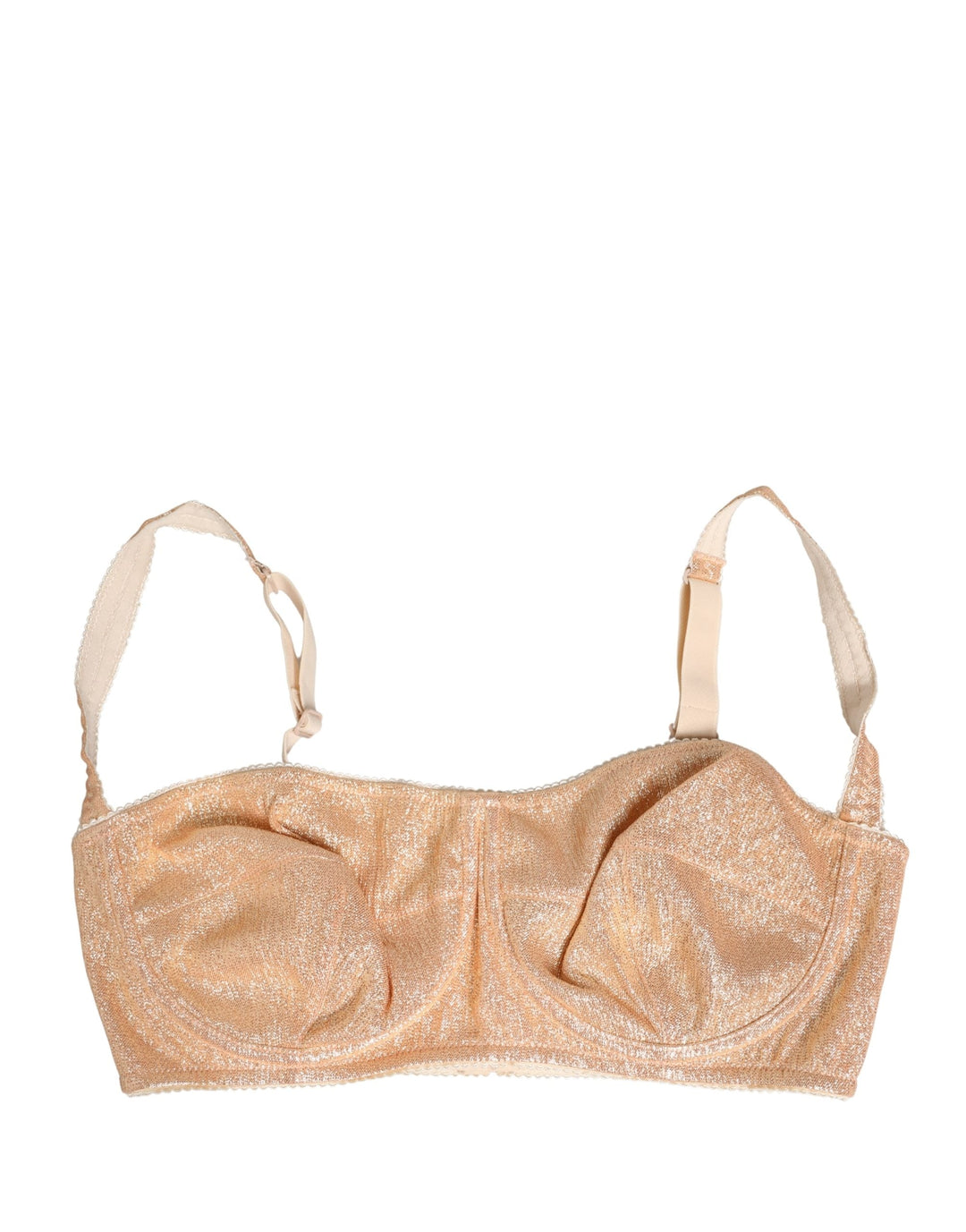 Women’s Dolce &amp; Gabbana Beige Semi-pad Underwire Balconette Bra Underwear