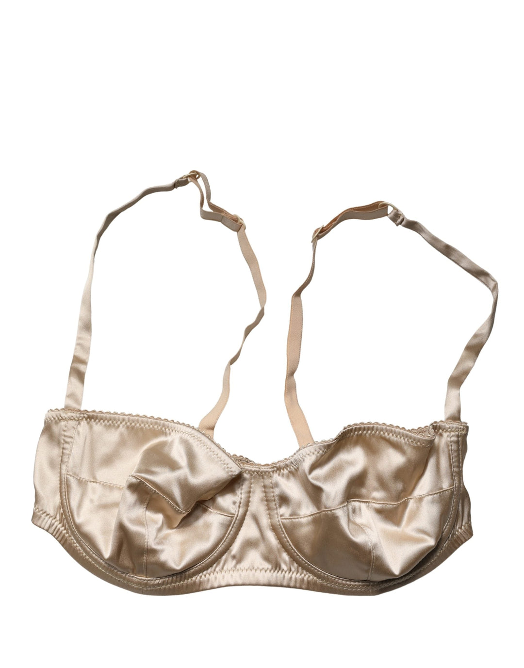 Women’s Dolce &amp; Gabbana Beige Semi-pad Underwire Balconette Bra Underwear