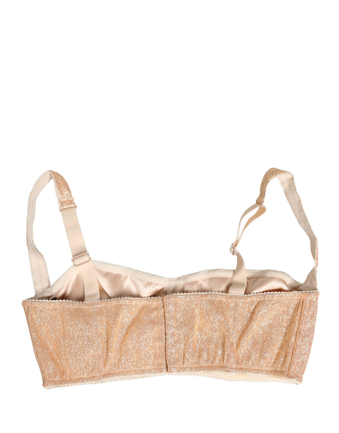 Women’s Dolce &amp; Gabbana Beige Semi-pad Underwire Balconette Bra Underwear