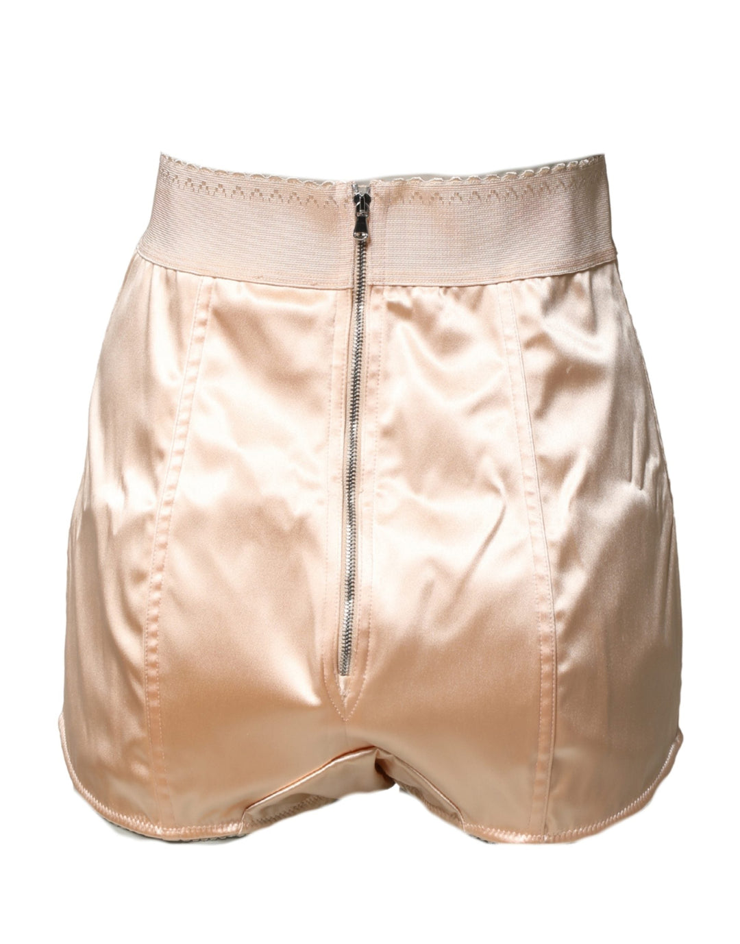 Women’s Dolce &amp; Gabbana Beige Silk Blend High Waist Girdle Panty Underwear