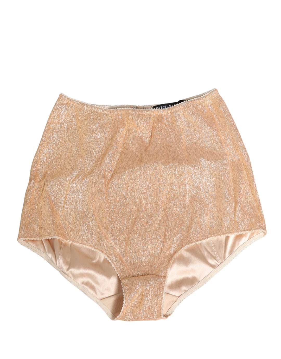 Women’s Dolce &amp; Gabbana Beige Silk Blend High Waist Girdle Panty Underwear
