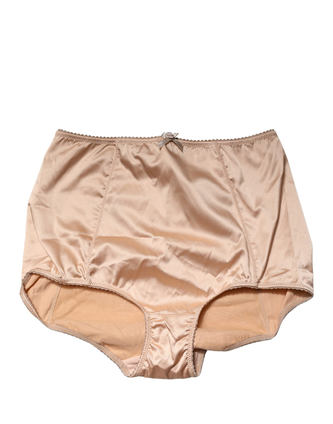 Women’s Dolce &amp; Gabbana Beige Silk Blend High Waist Girdle Panty Underwear