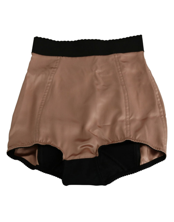 Mini-short taille haute en soie Dolce &amp;amp; Gabbana