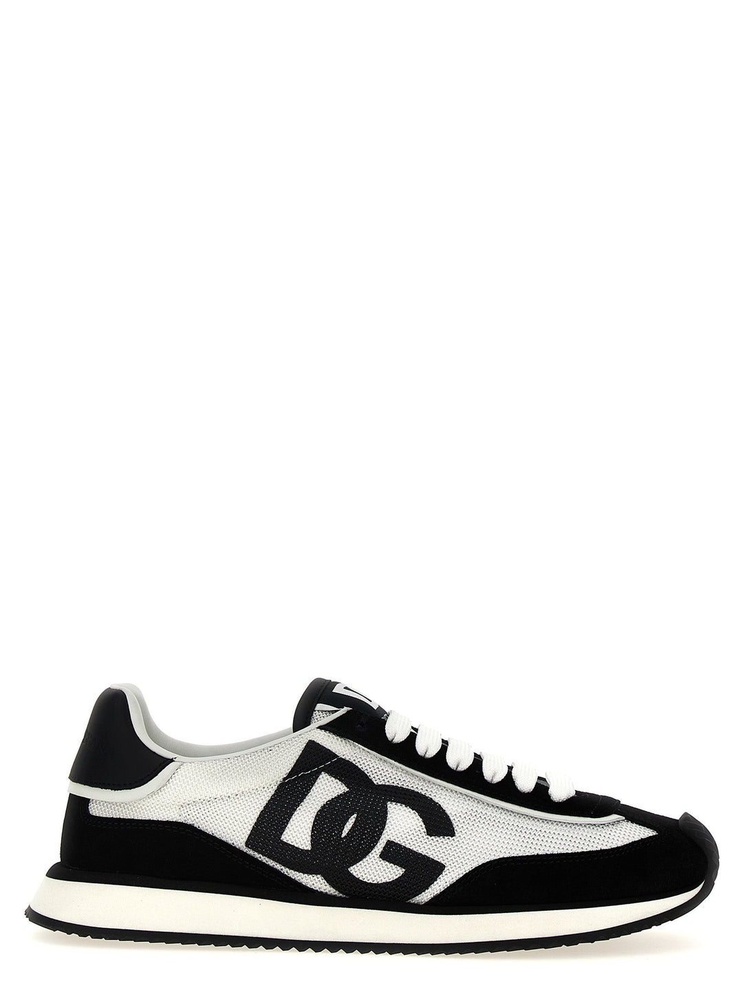 Dolce &amp; Gabbana Bicolor Calfskin Athletic Sneakers