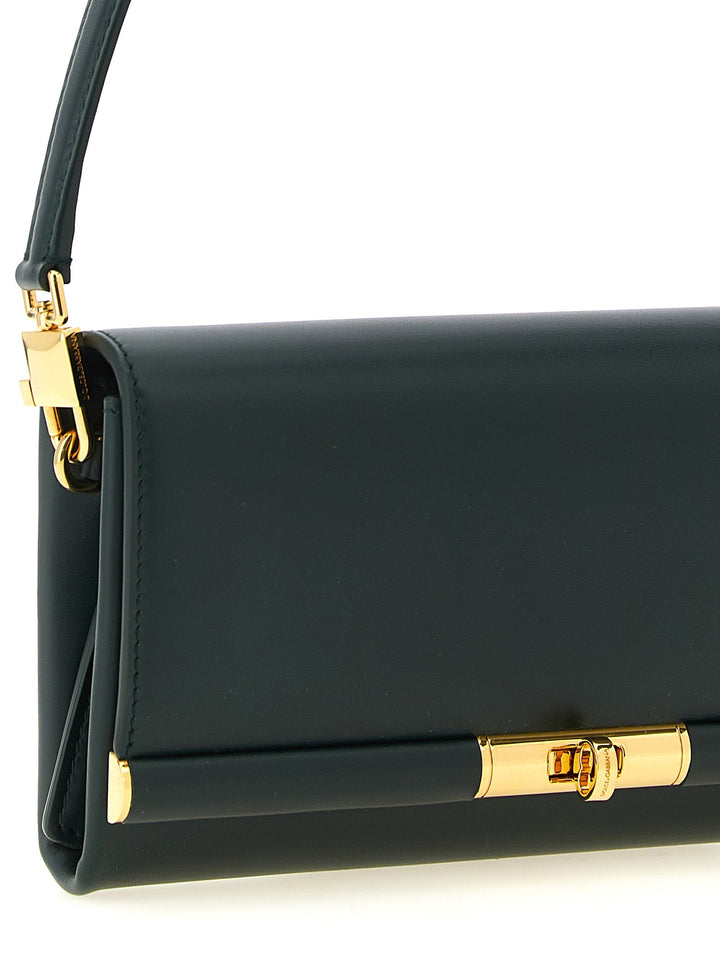 Women’s Dolce &amp; Gabbana Bicolor Calfskin Shoulder Bag
