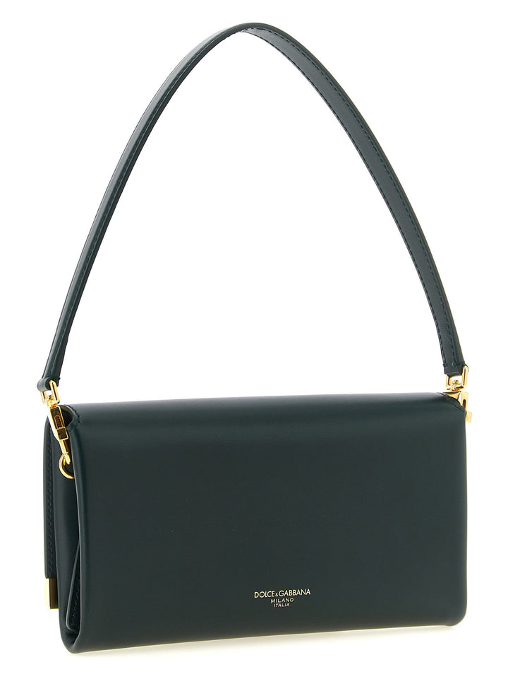 Women’s Dolce &amp; Gabbana Bicolor Calfskin Shoulder Bag
